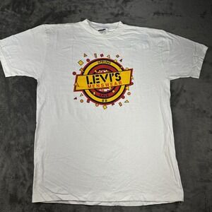 Vintage Levi's Menswear Spring Sale TShirt‎ 1988 Prime T XL White Never Worn